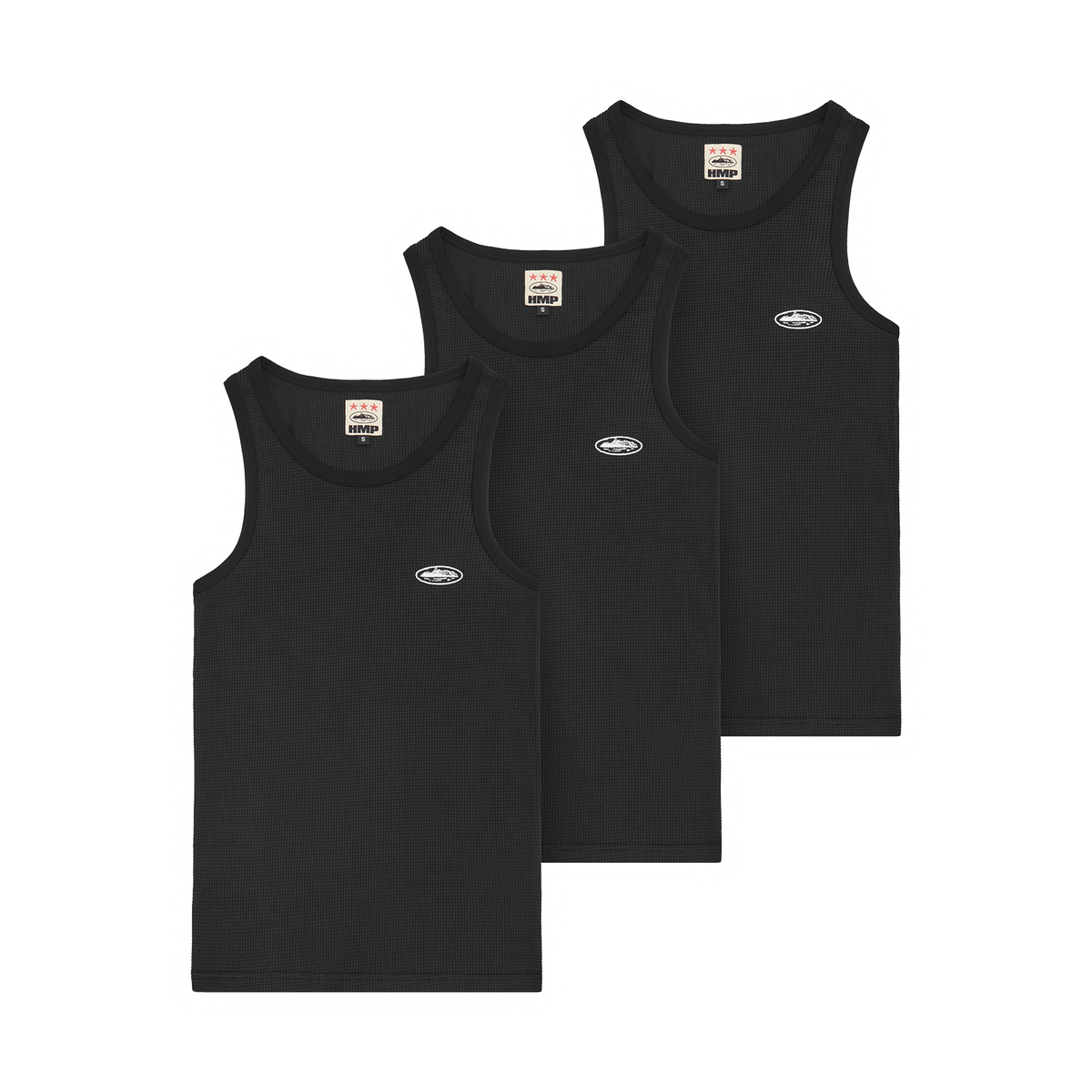 Corteiz ロゴタンクトップ HMP ESSENTIALS TANK TOP [3PK] [BLACK] – CRTZRTW
