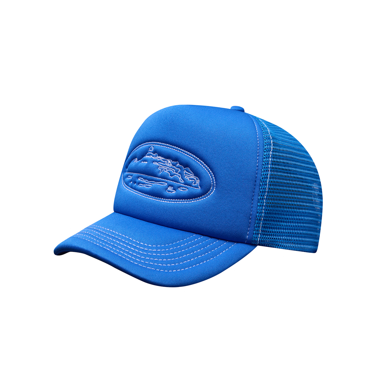 7月新作 新品 Corteiz Outline Trucker hat 正規品 ISLAND OUTLINE TRUCKER HAT [BLUE] – CRTZRTW