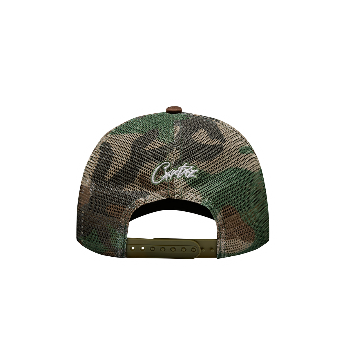 ISLAND PUFF PRINT TRUCKER HAT [WOODLAND CAMO] – CRTZRTW