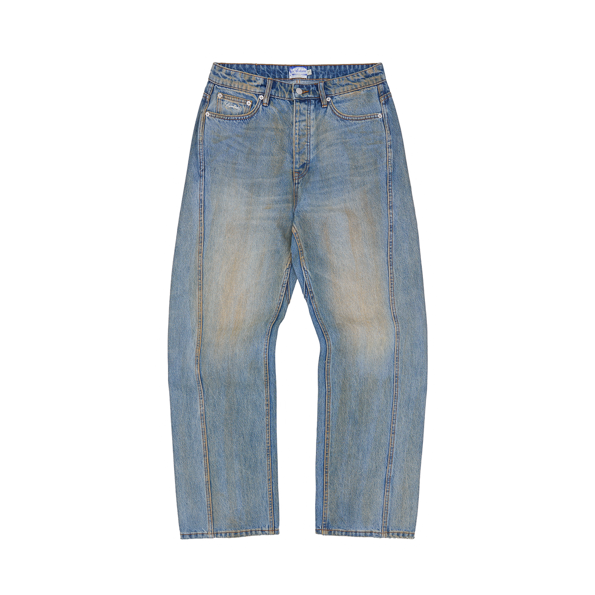 ARDWEAR PANEL BAGGY JEANS [WASHED INDIGO] – CRTZRTW