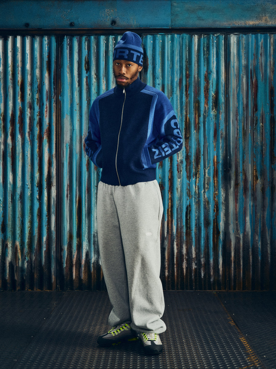 PRECISION KNIT ZIP UP [NAVY] – CRTZRTW