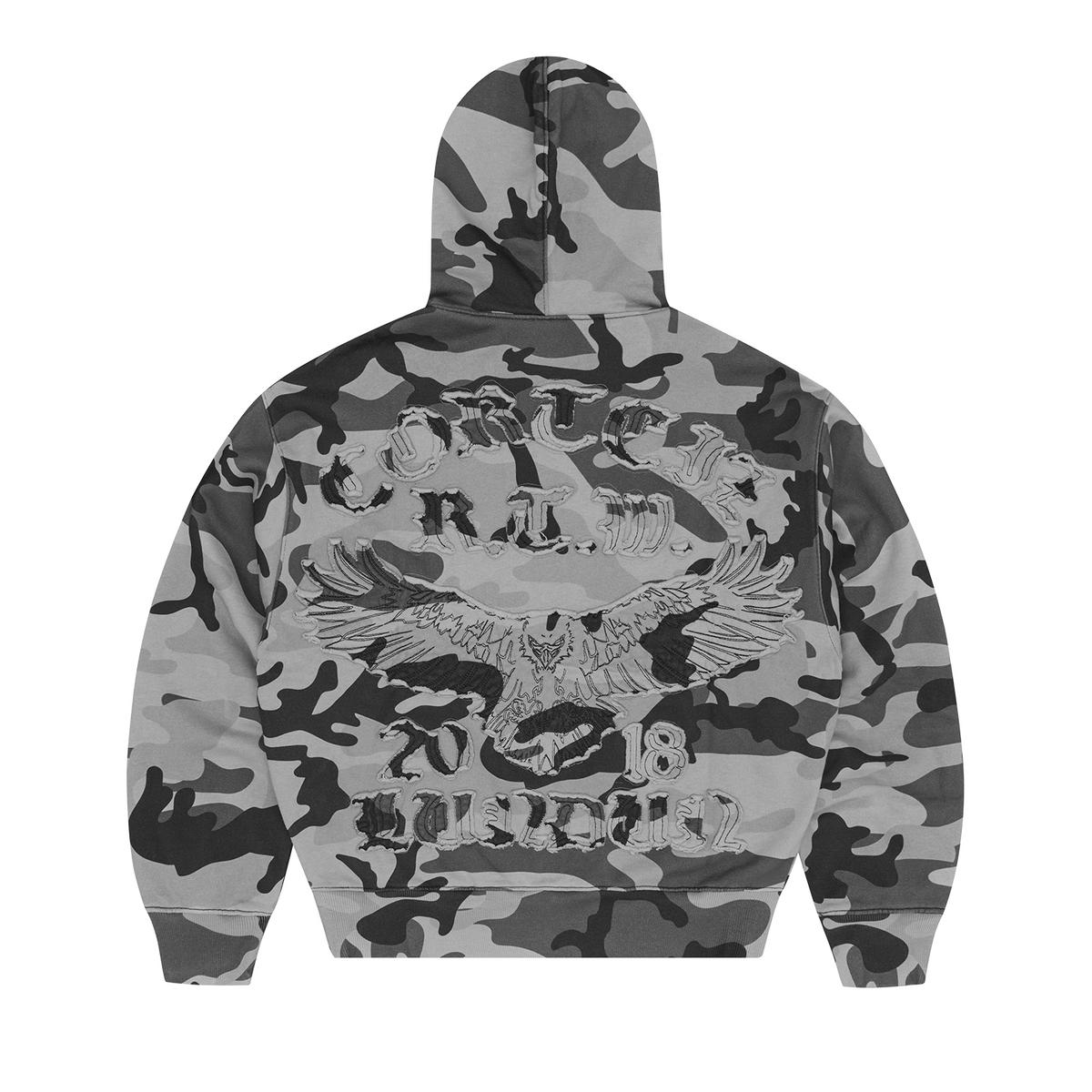 DIPLOMATIC ZIP HOODIE [WASHED CAMO] – CRTZRTW
