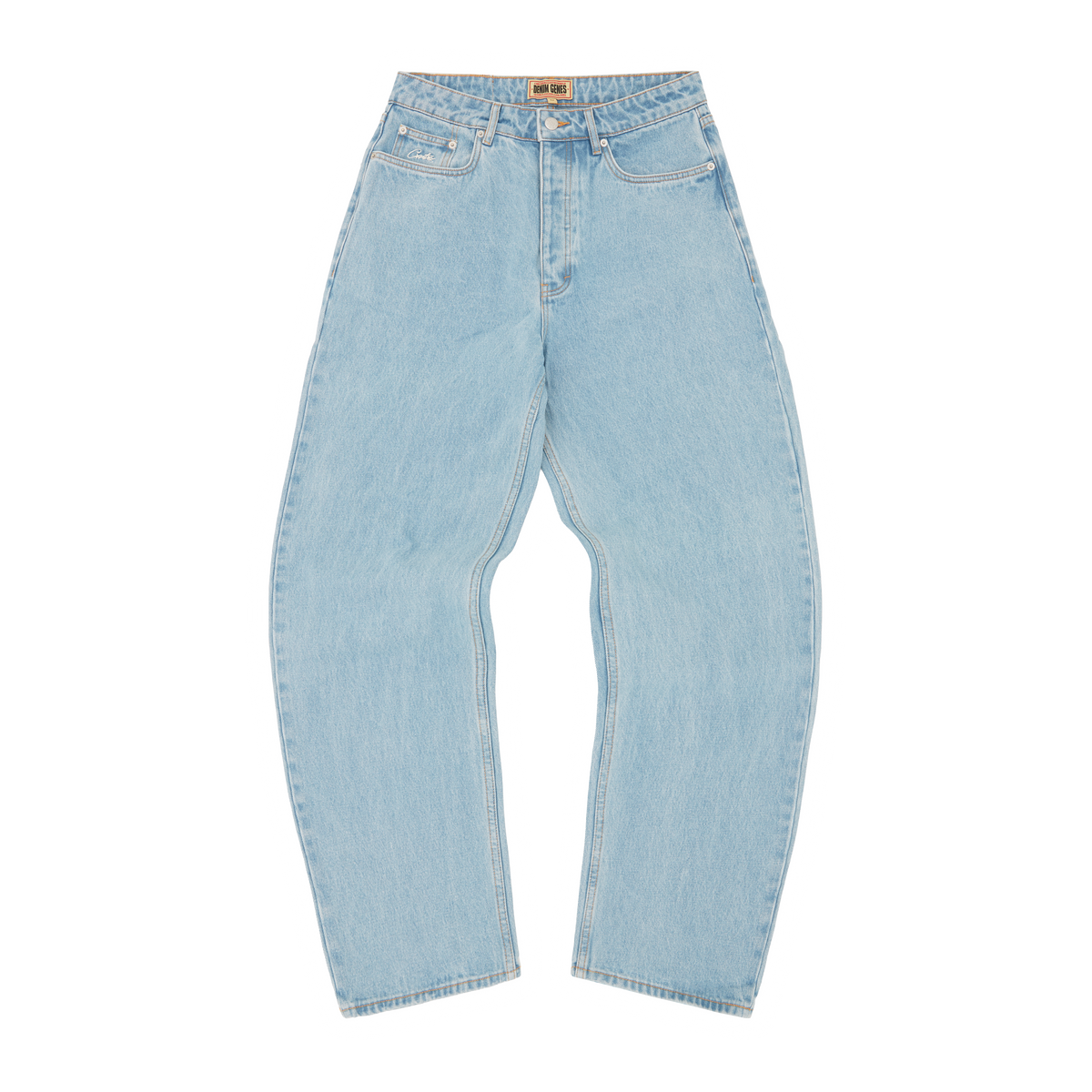 DUAL STRIPE BAGGY JEANS [STONEWASH] – CRTZRTW