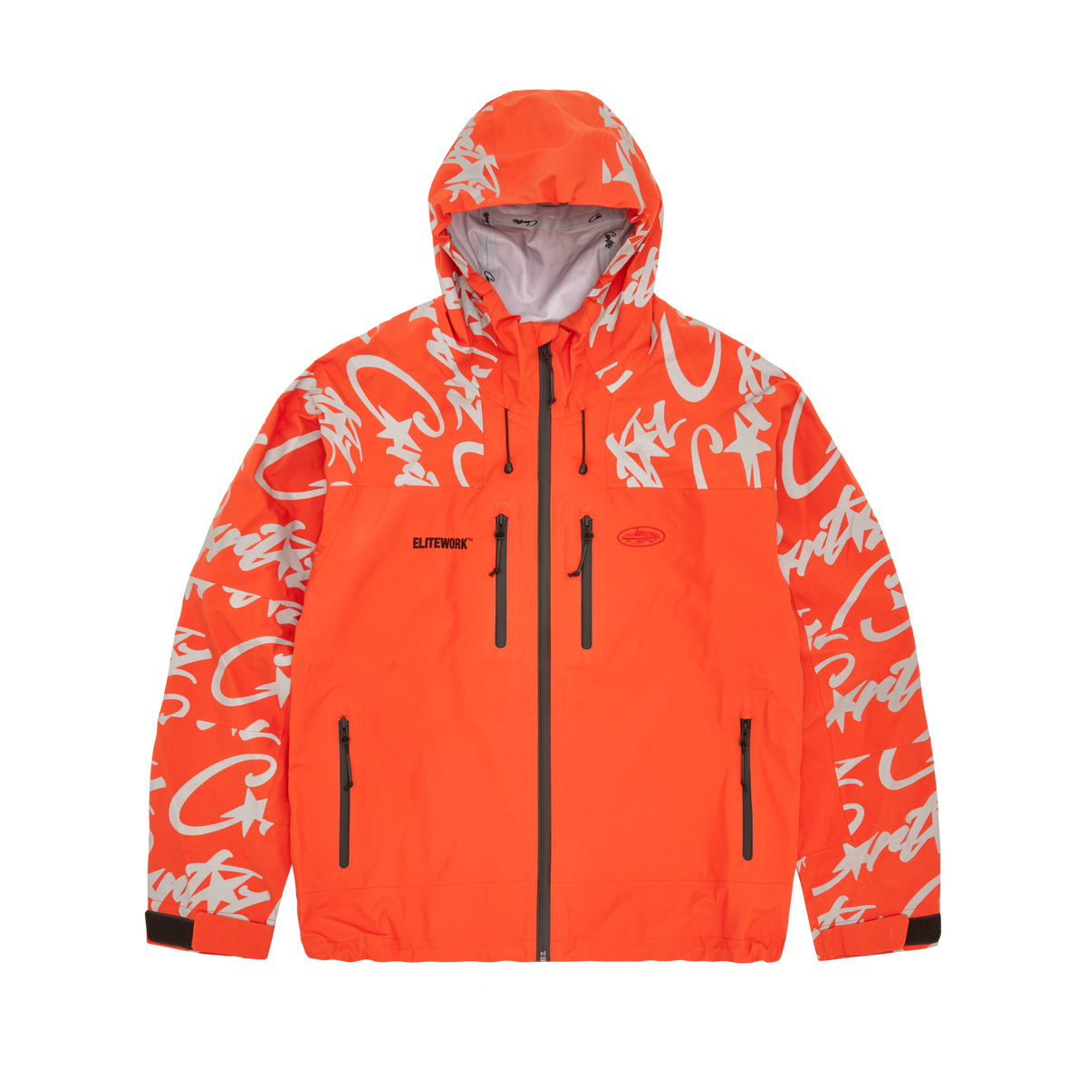 Corteiz ELITEWORK ナイロンジャケット Sサイズ ELITEWORK™ WATERPROOF SHELL JACKET [ORANGE] – CRTZRTW