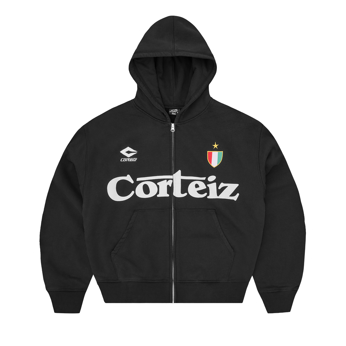 GHINI ZIP HOODIE [BLACK] – CRTZRTW