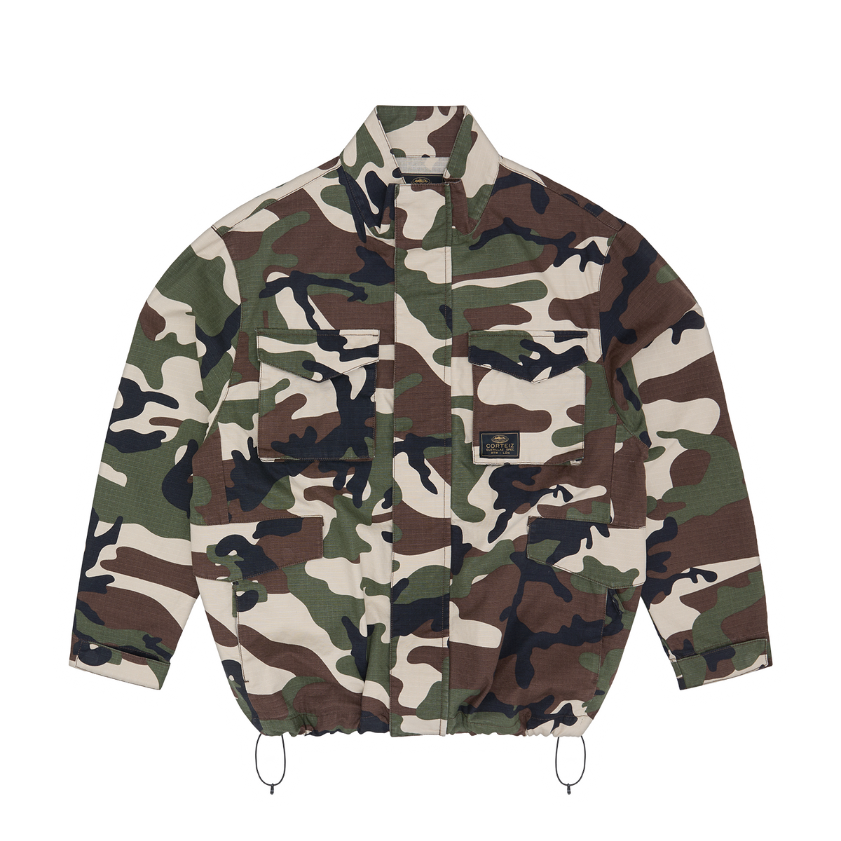 GUERILLAZ FIELD JACKET [WOODLAND CAMO] – CRTZRTW