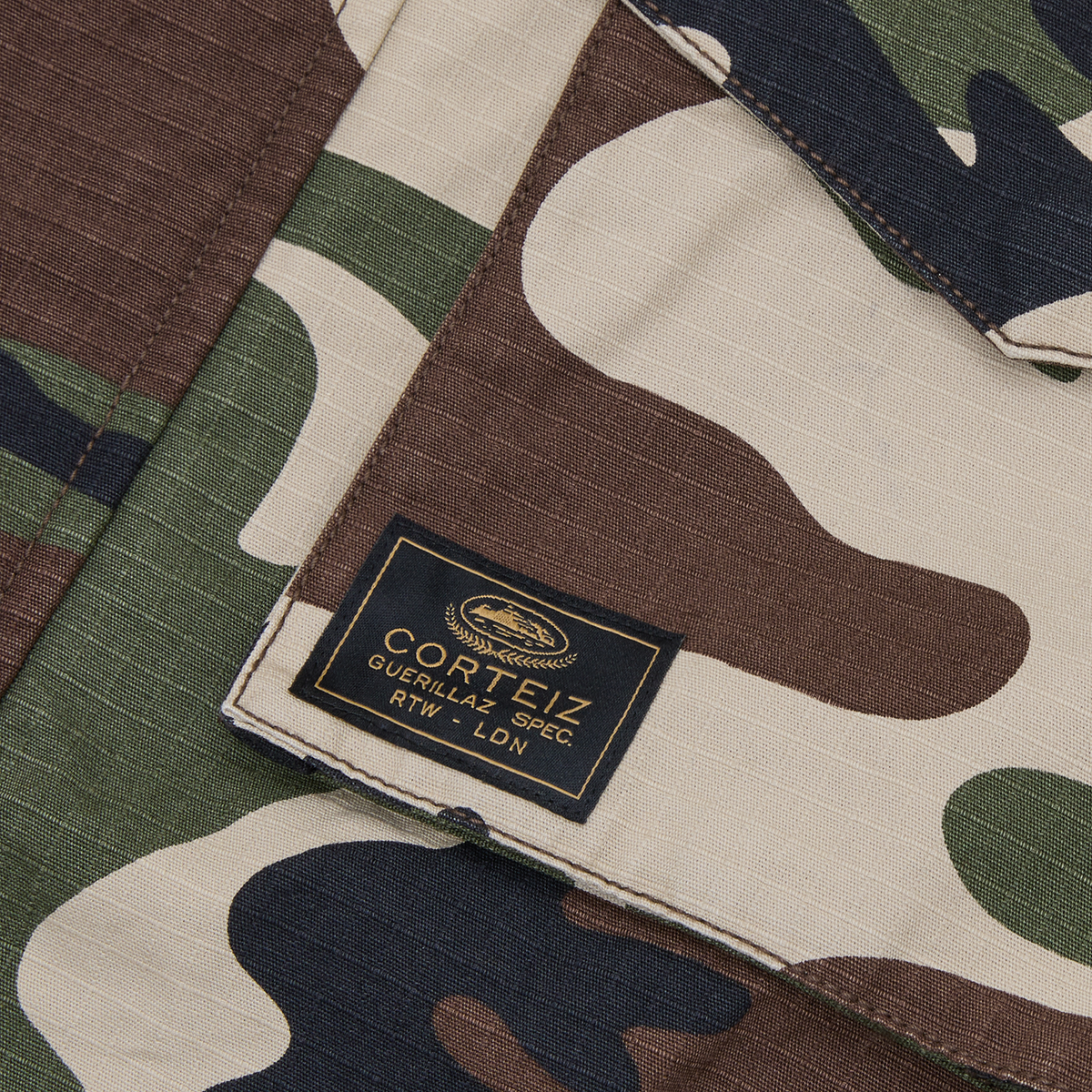 GUERILLAZ FIELD JACKET [WOODLAND CAMO] – CRTZRTW