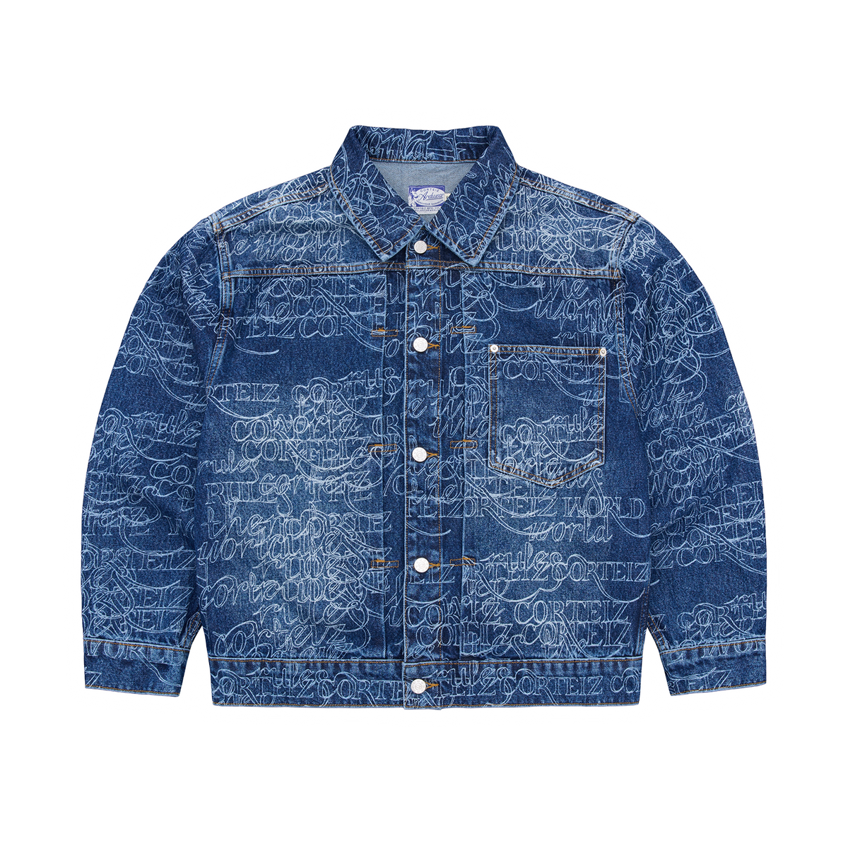 HANDWRITTEN DENIM JACKET [MIDWASH INDIGO] – CRTZRTW