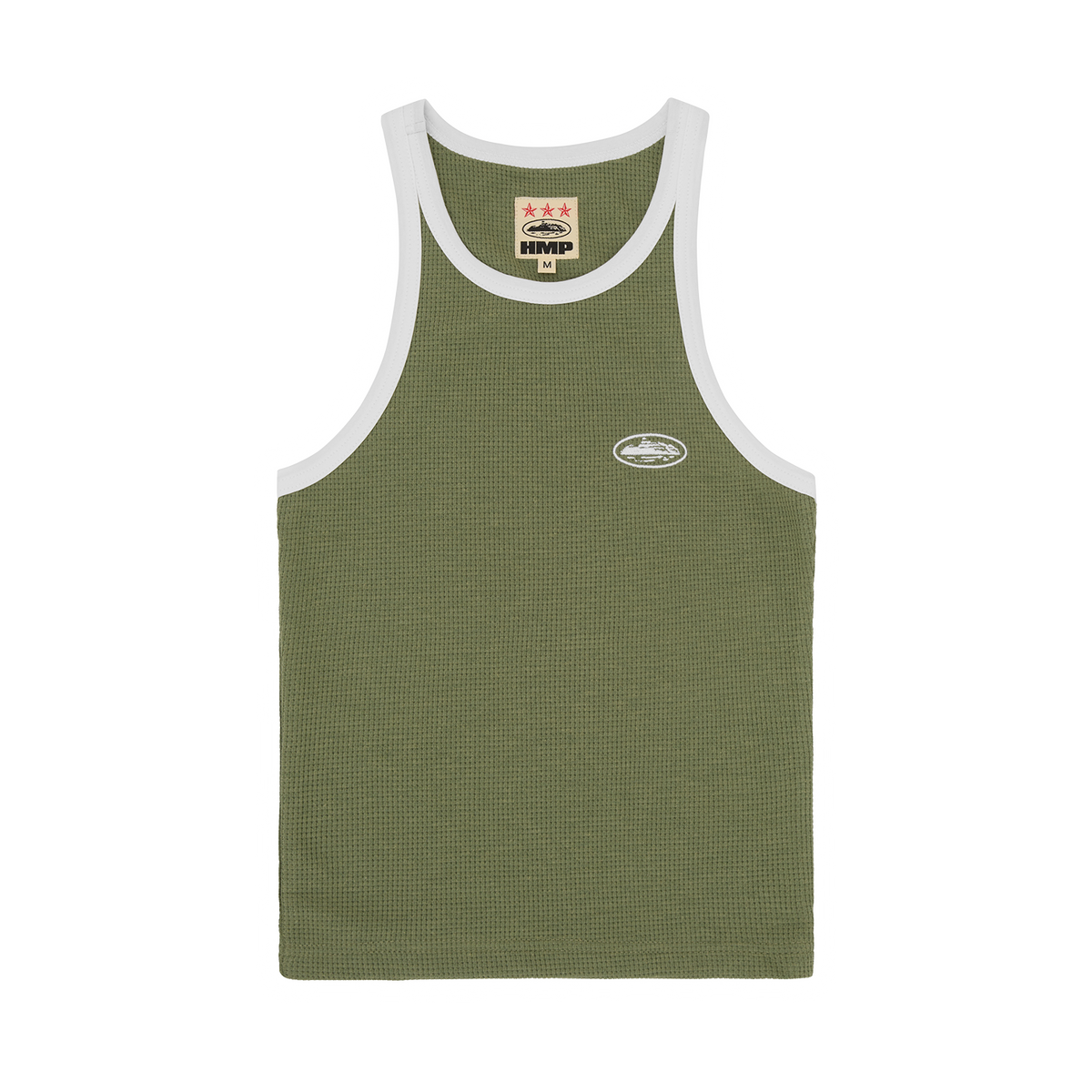 WOMENS CLASSIC TANK TOP [OLIVE/WHITE] – CRTZRTW