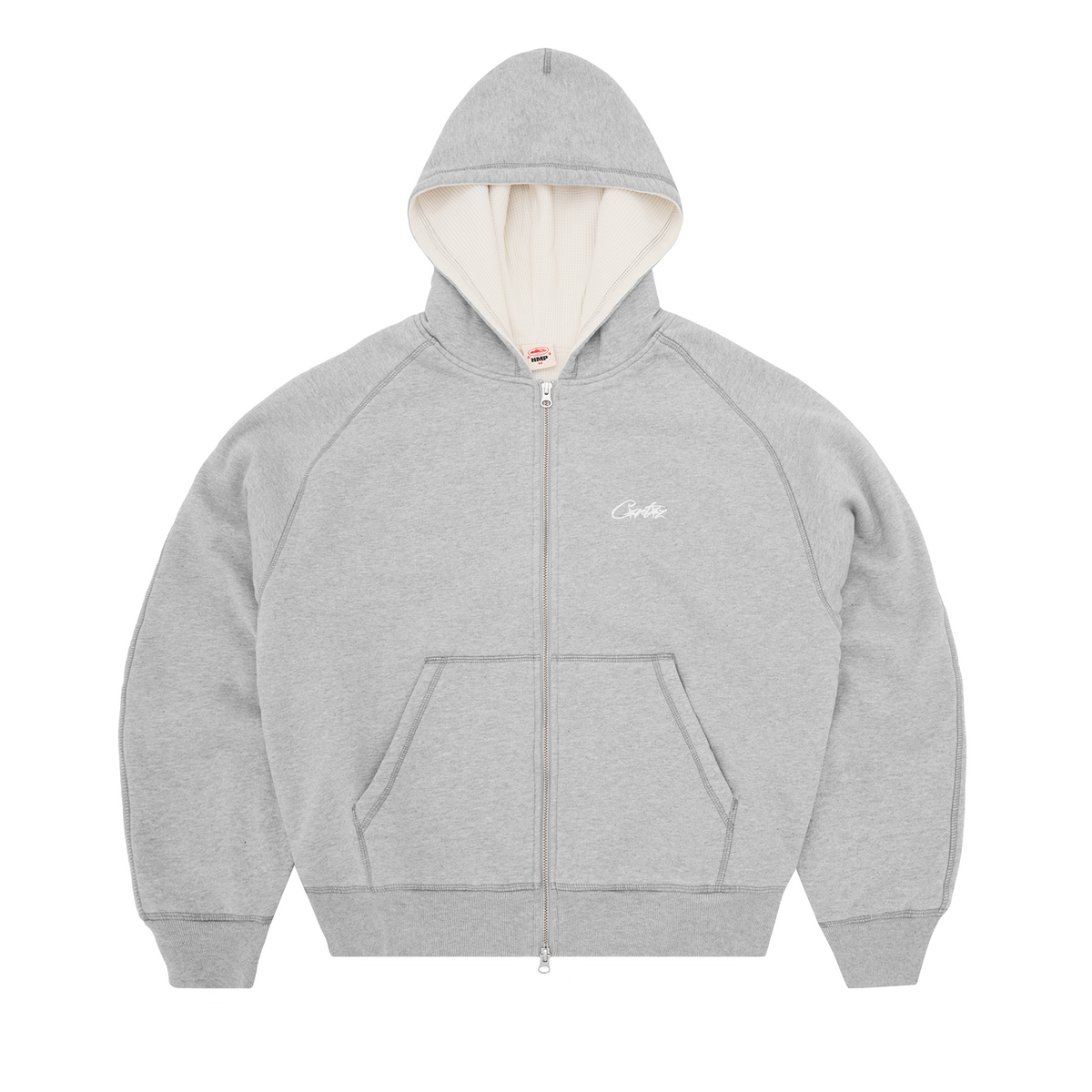 HMP THERMAL ZIP HOODIE [HEATHER GREY] – CRTZRTW