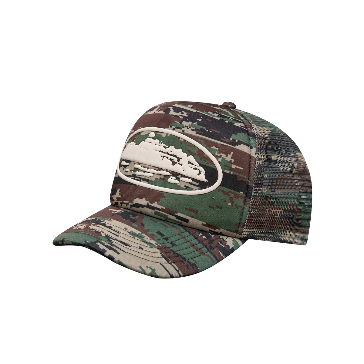 ISLAND PUFF PRINT TRUCKER HAT [DIGI CAMO] – CRTZRTW