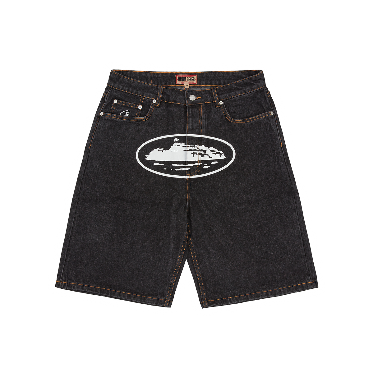 ISLAND DENIM SHORT [WASHED BLACK] – CRTZRTW