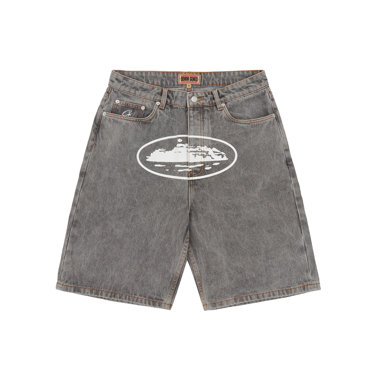 Corteizグレー ショートパンツ ISLAND DENIM SHORT [LIGHT GREY] – CRTZRTW