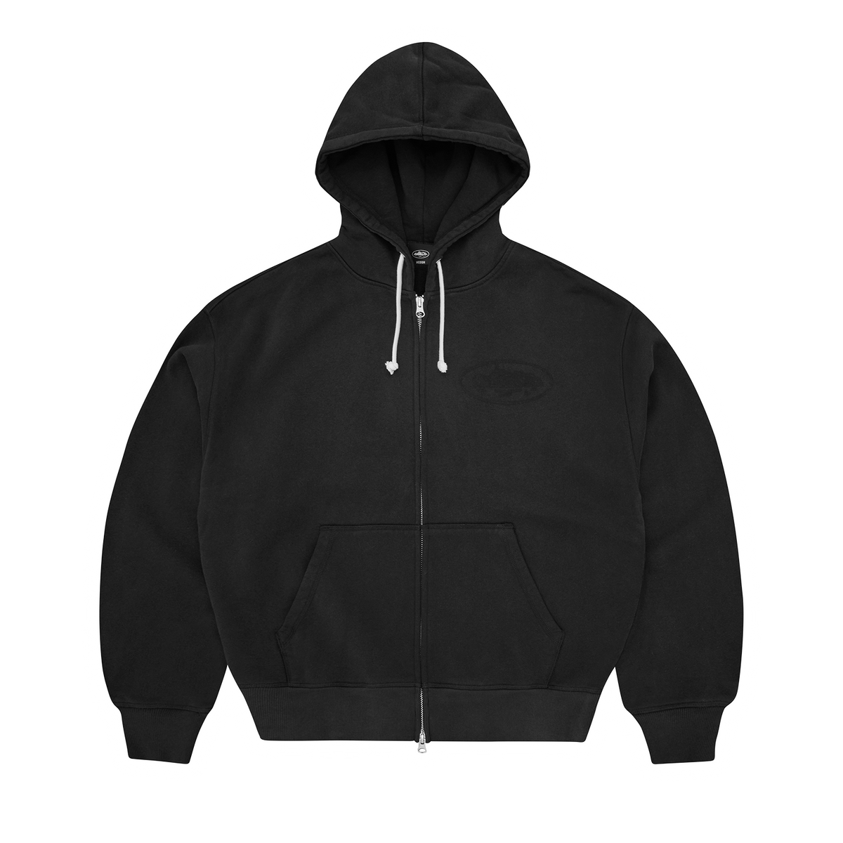 ISLAND KNOCKOUT ZIP HOODIE [BLACK] – CRTZRTW