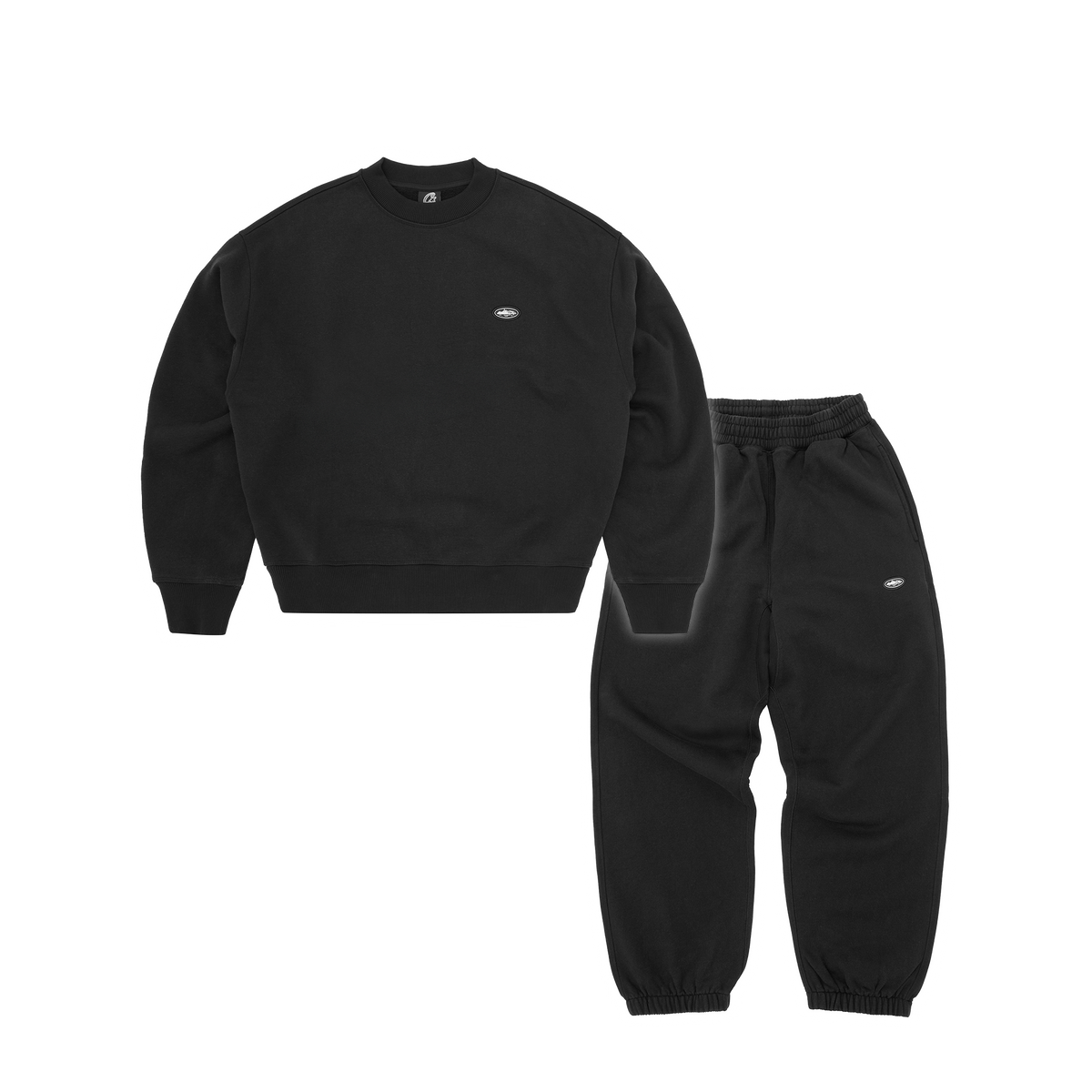 MINI ISLAND CREWNECK TRACKSUIT [BLACK] – CRTZRTW