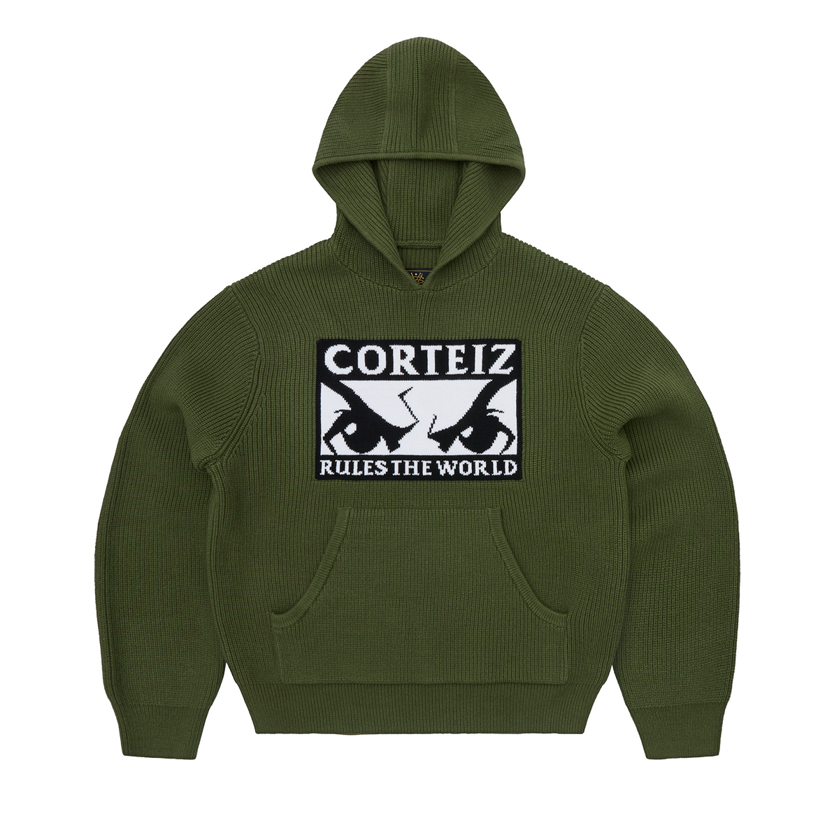 HUEY KNIT HOODIE [OLIVE] – CRTZRTW