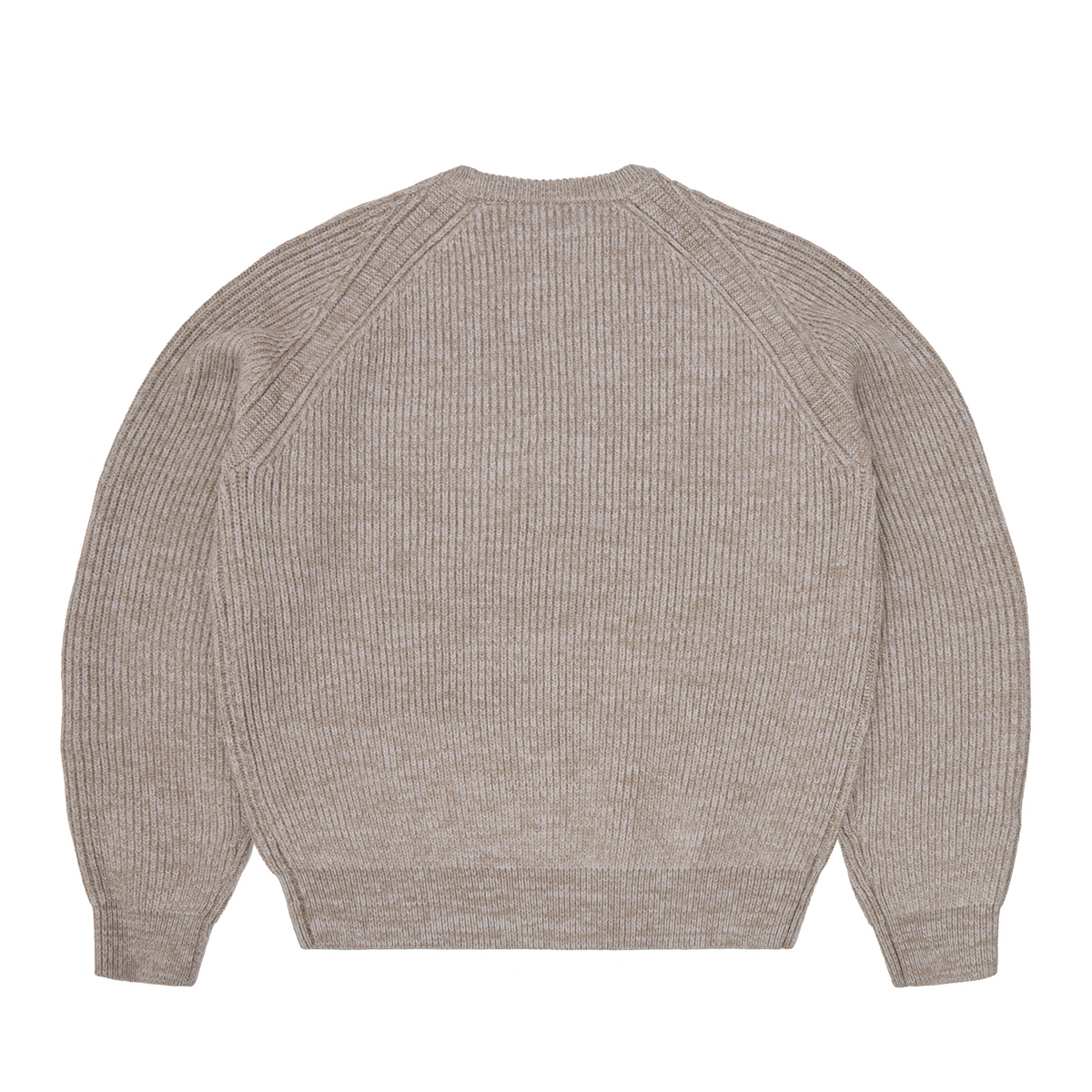 SCRIPT POCKET KNIT SWEATER [OATMEAL] – CRTZRTW