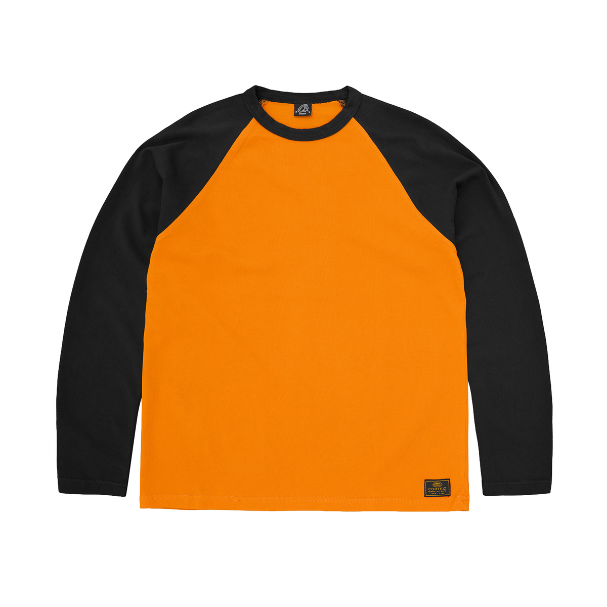 STENCIL RAGLAN LS [ORANGE/BLACK] – CRTZRTW
