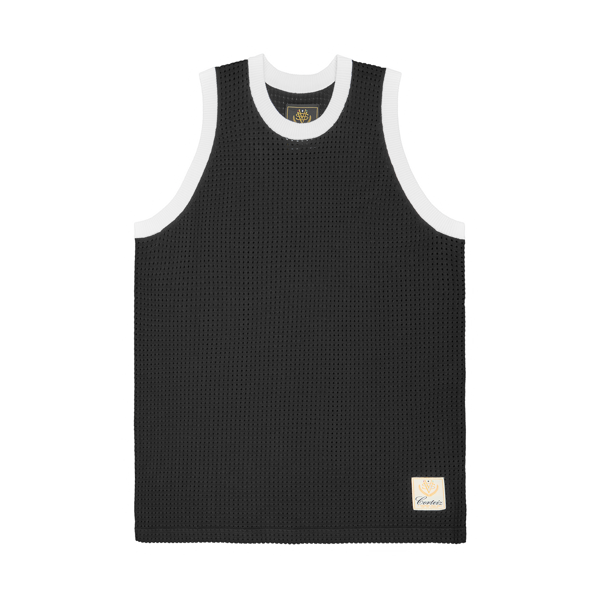 トップス Design Mesh Vest VICE MESH KNIT VEST [BLACK] – CRTZRTW