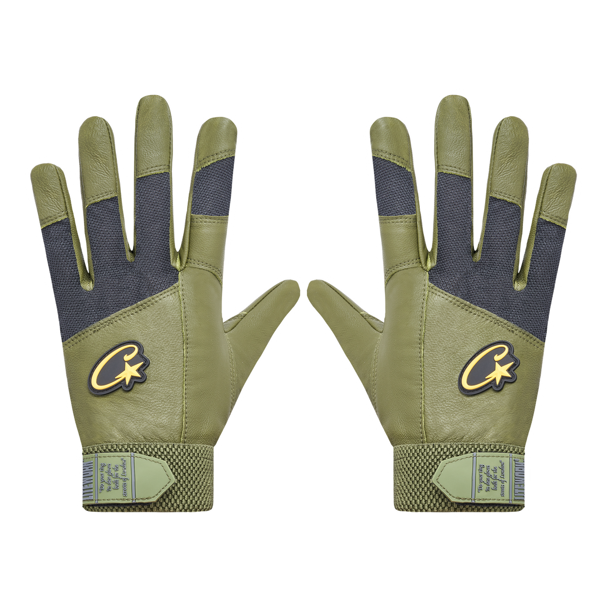 LEATHER GLOVES [GUTTA GREEN]