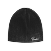 2 TONE RIBBED KNIT BEANIE [BLACK]