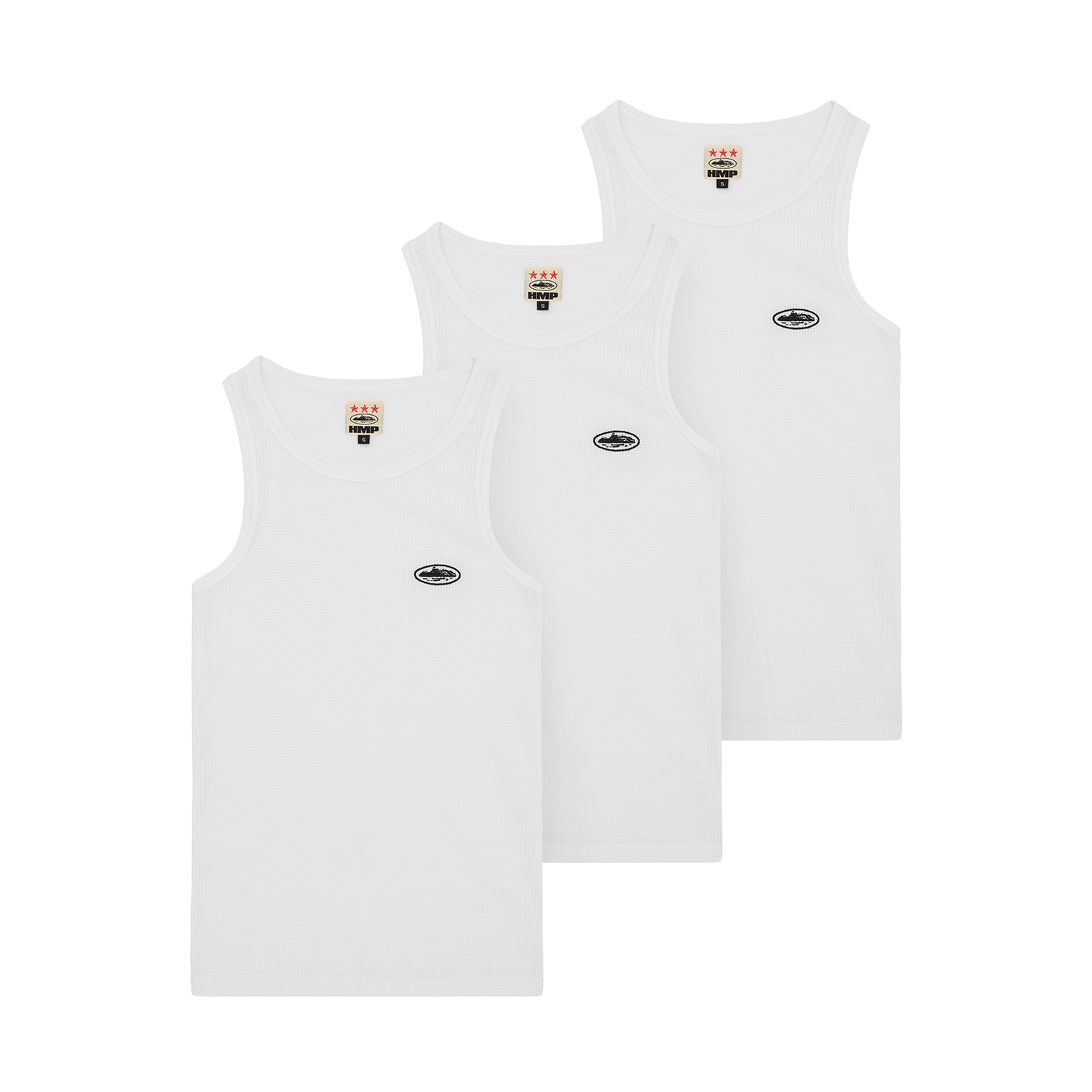 CORTEIZ ホワイト タンクトップ S Corteiz 4Starz Alcatraz Womens Tank Top White - SS22 - US
