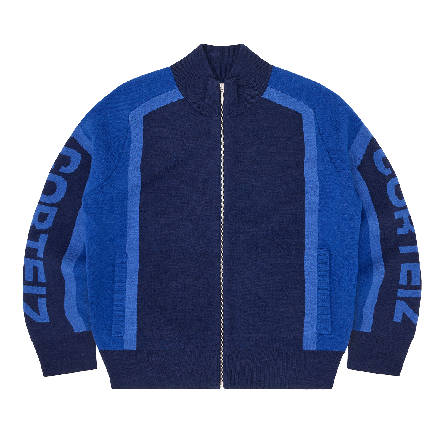 PRECISION KNIT ZIP UP [NAVY] – CRTZRTW