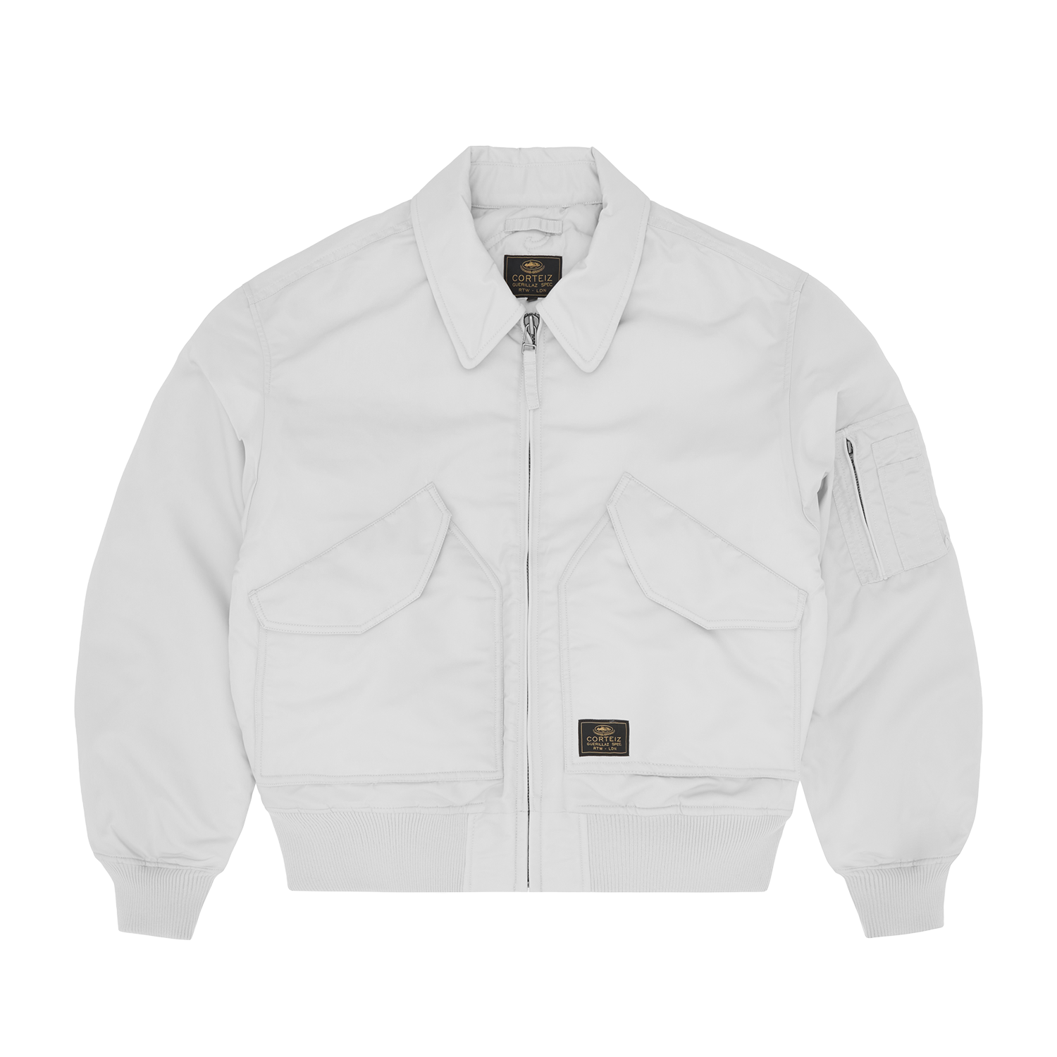 ALCATRAZ BOMBER JACKET [SILVER]