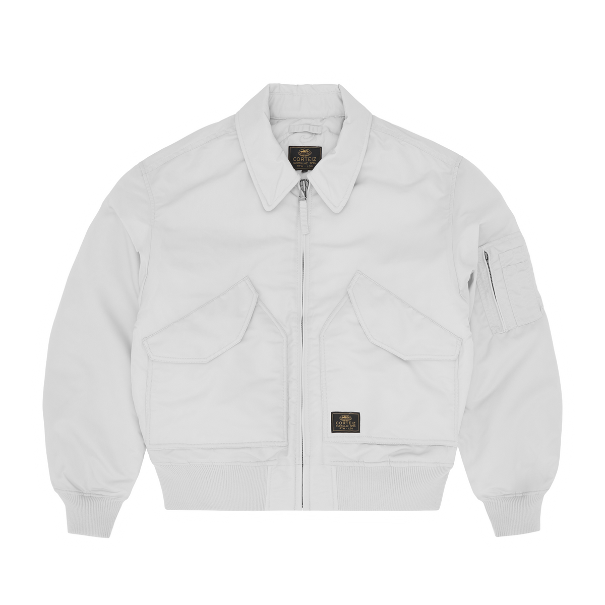 ALCATRAZ BOMBER JACKET [SILVER]