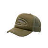 ISLAND OUTLINE TRUCKER HAT [OLIVE]