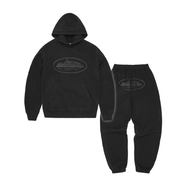 [即日発送] Corteiz track setup - black S ALCATRAZTRACKSUITTRIPLEBLACK_g