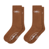 BROWN ALCATRAZ SOCKS [2 PACK]