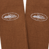 BROWN ALCATRAZ SOCKS [2 PACK]