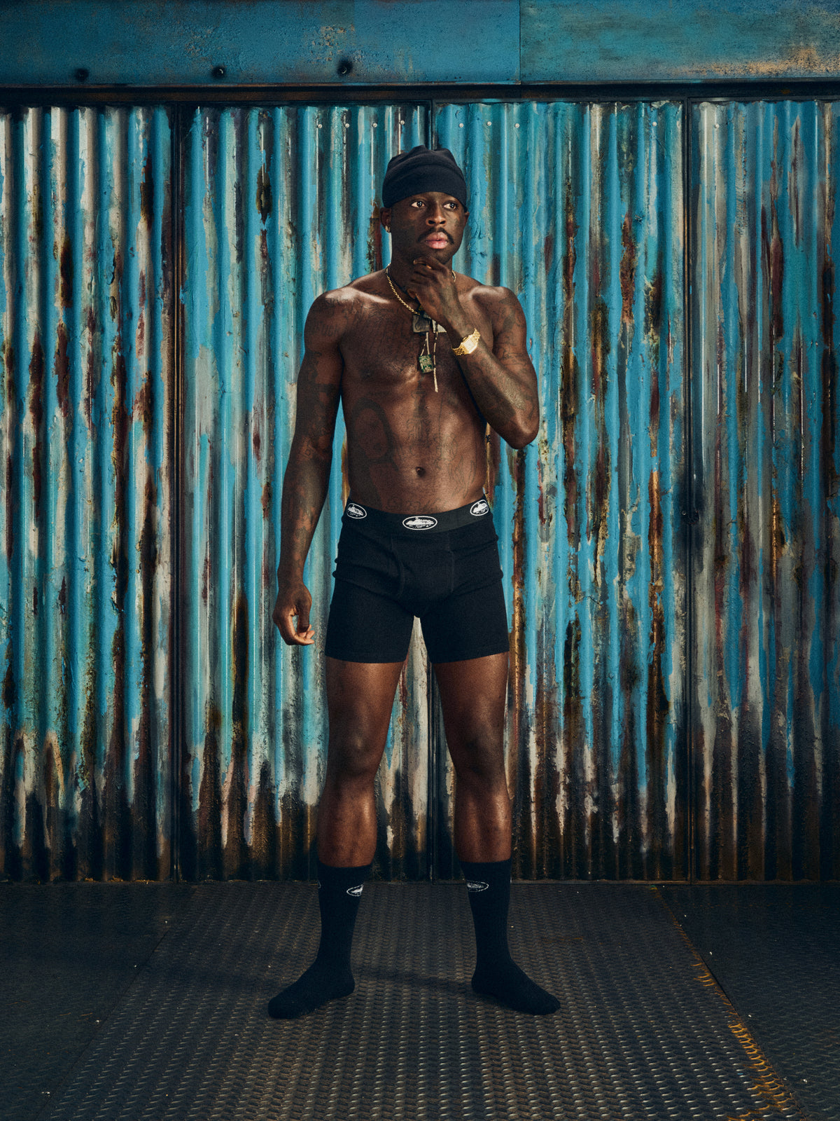 BLACK ALCATRAZ BOXERS [3 PACK]