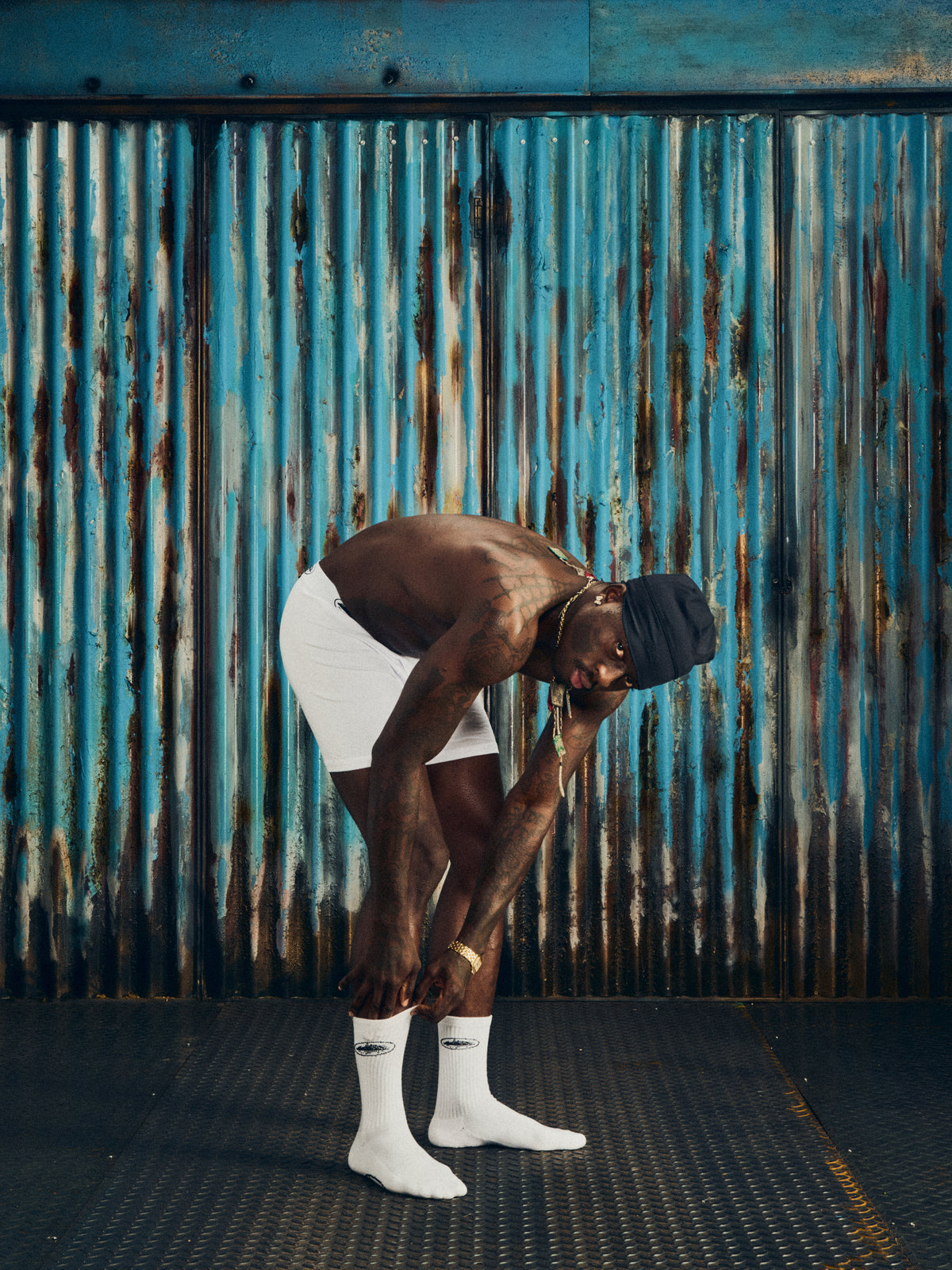 WHITE ALCATRAZ SOCKS [2 PACK]