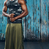 DEM PRO MESH SHORT [OLIVE]