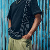 OUTLINE HEAVYWEIGHT TEE [BLACK]