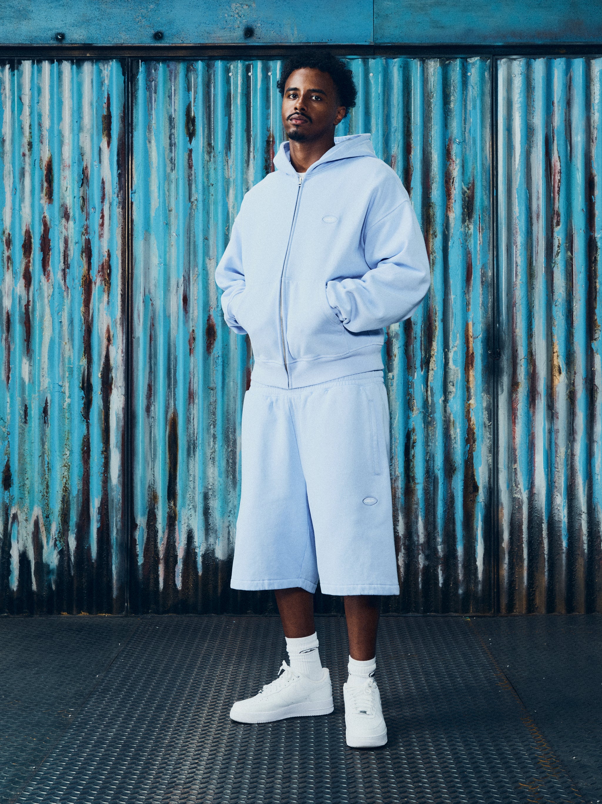 MINI ISLAND SWEATSHORT [BABY BLUE]