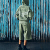 DIPLOMATIC SWEATSHORT [OLIVE]