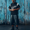OPEN MESH PANEL JERSEY [BLACK]