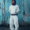 HMP DOUBLE UP HOODIE [HEATHER GREY]