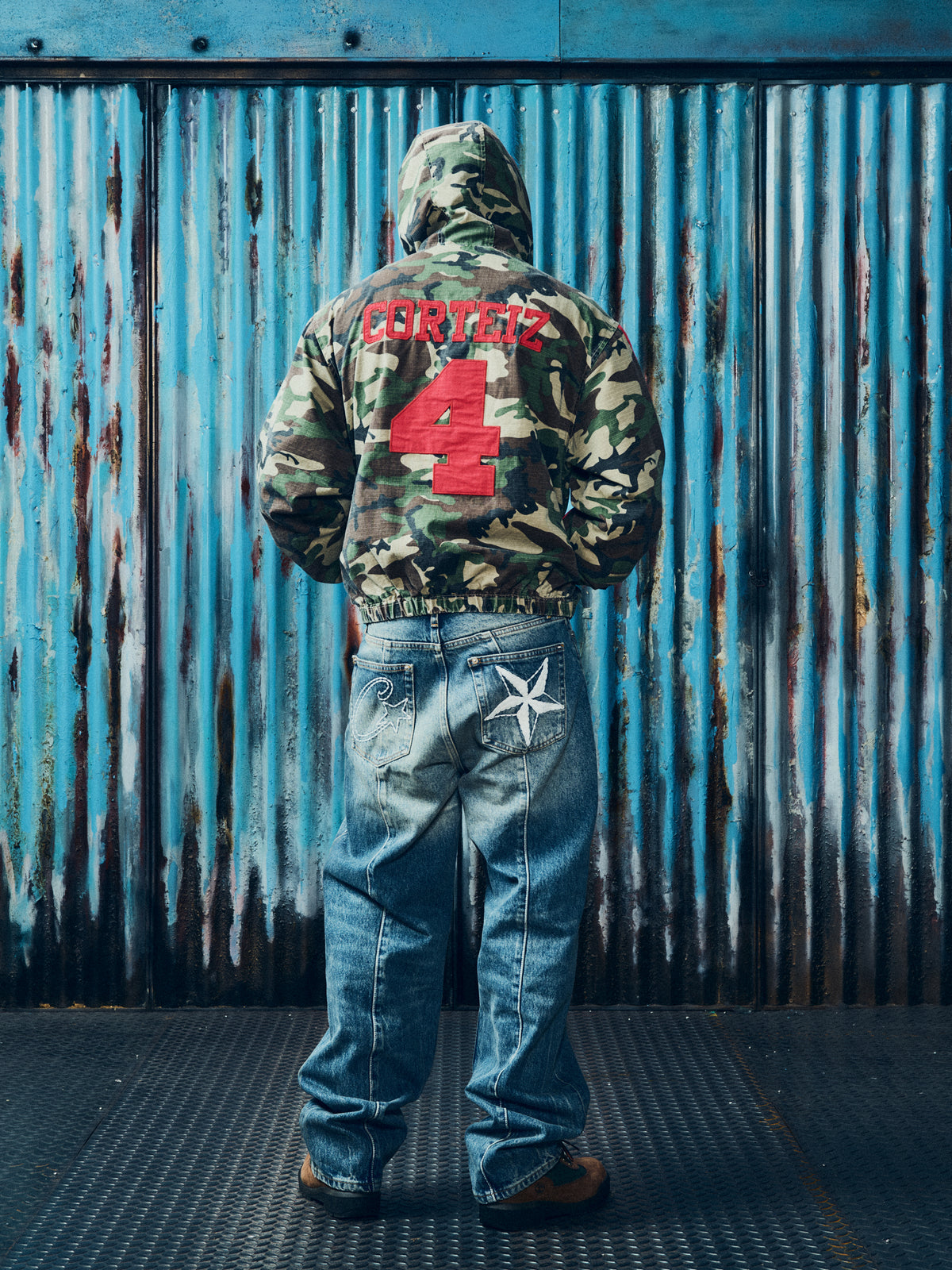 EMBLEM RIPSTOP JACKET [WOODLAND CAMO]