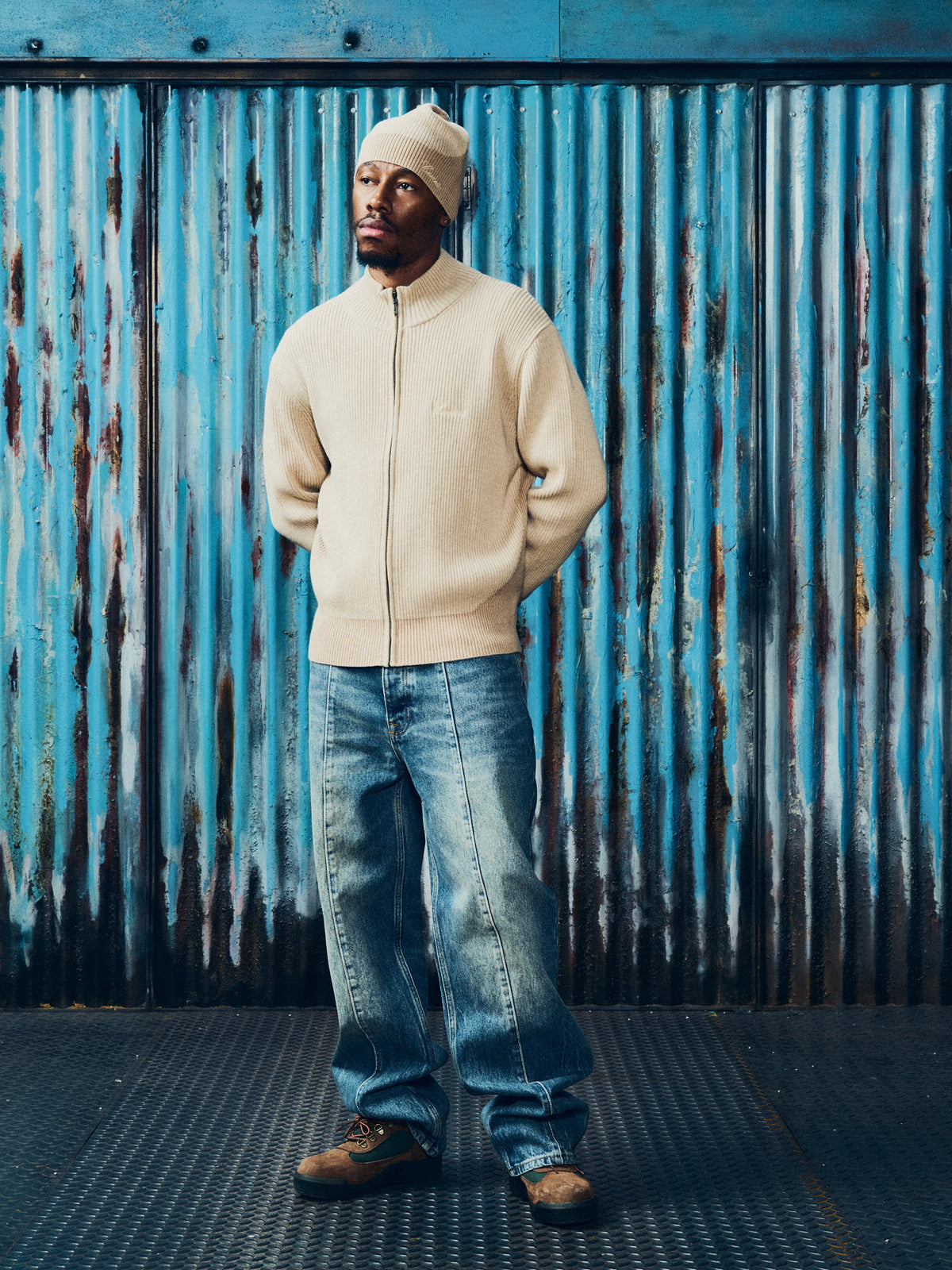 VVS RIB KNIT BEANIE [NATURAL]