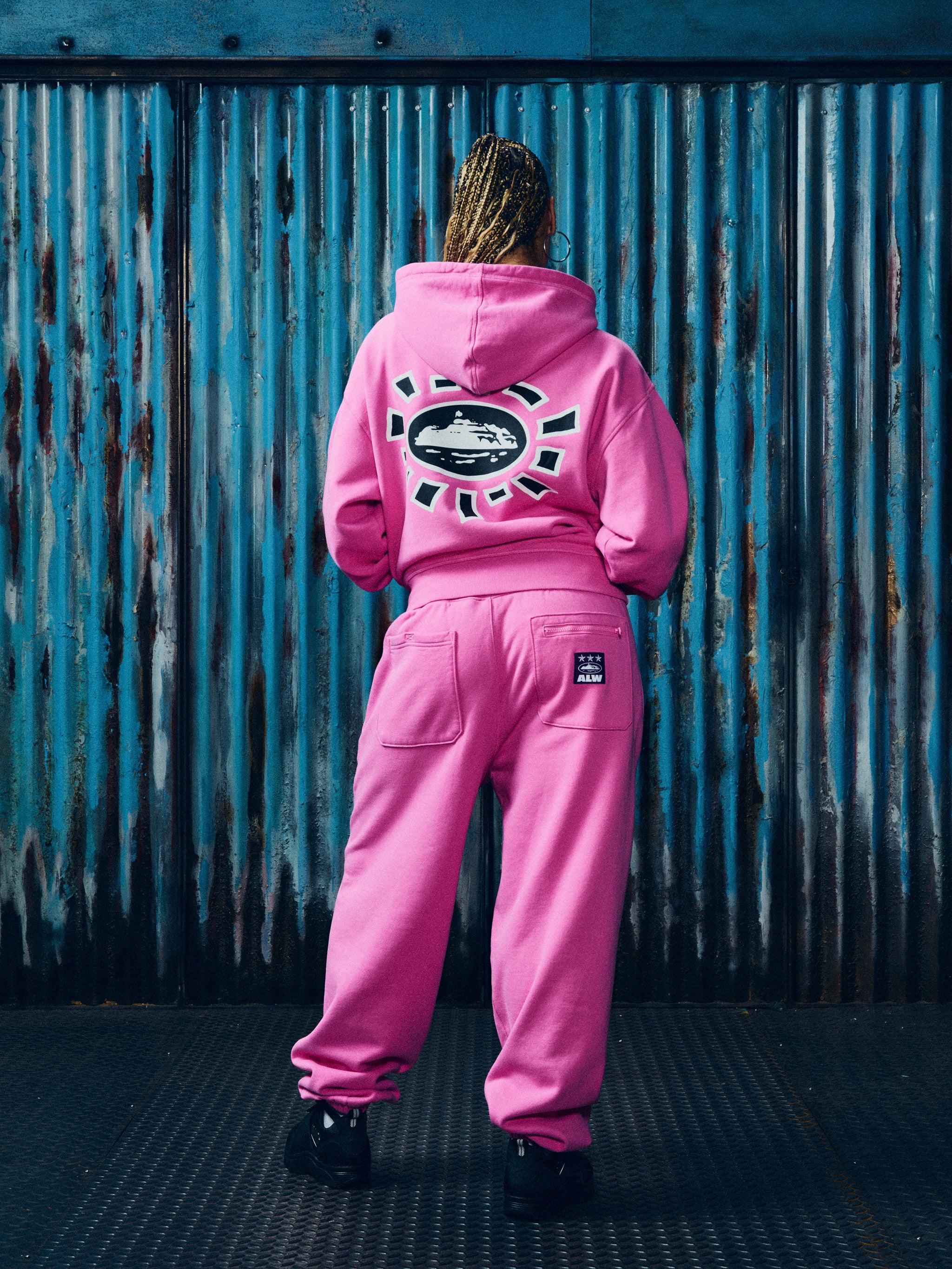 ALWEIZ ZIP HOODIE [PINK]