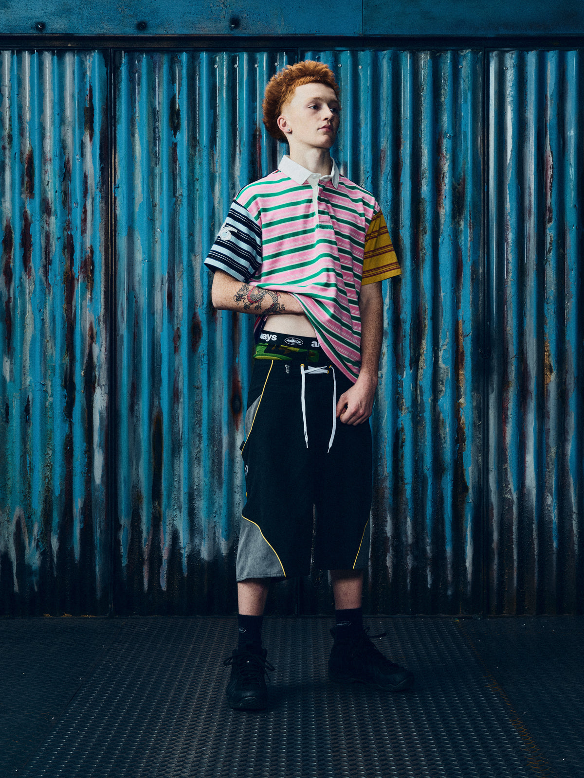 ALWEIZ BOARD SHORT [BLACK]