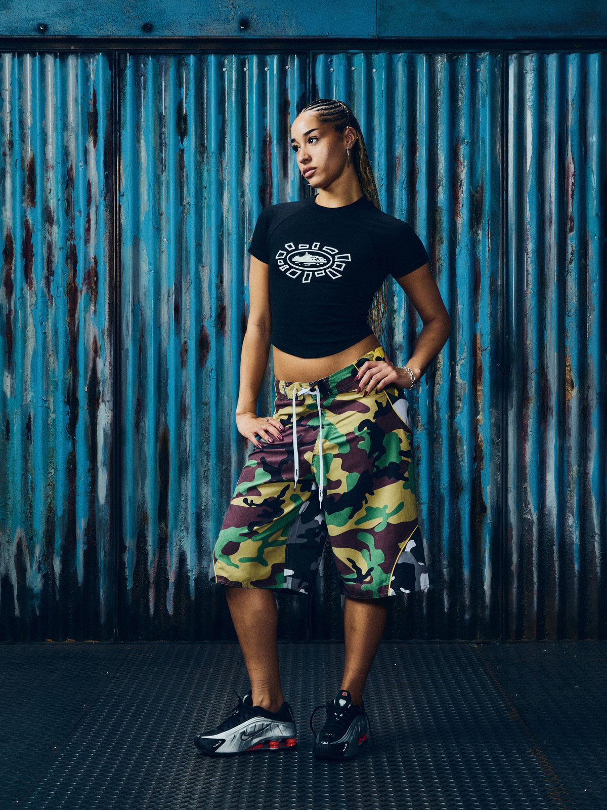 ALWEIZ BABY TEE [BLACK]