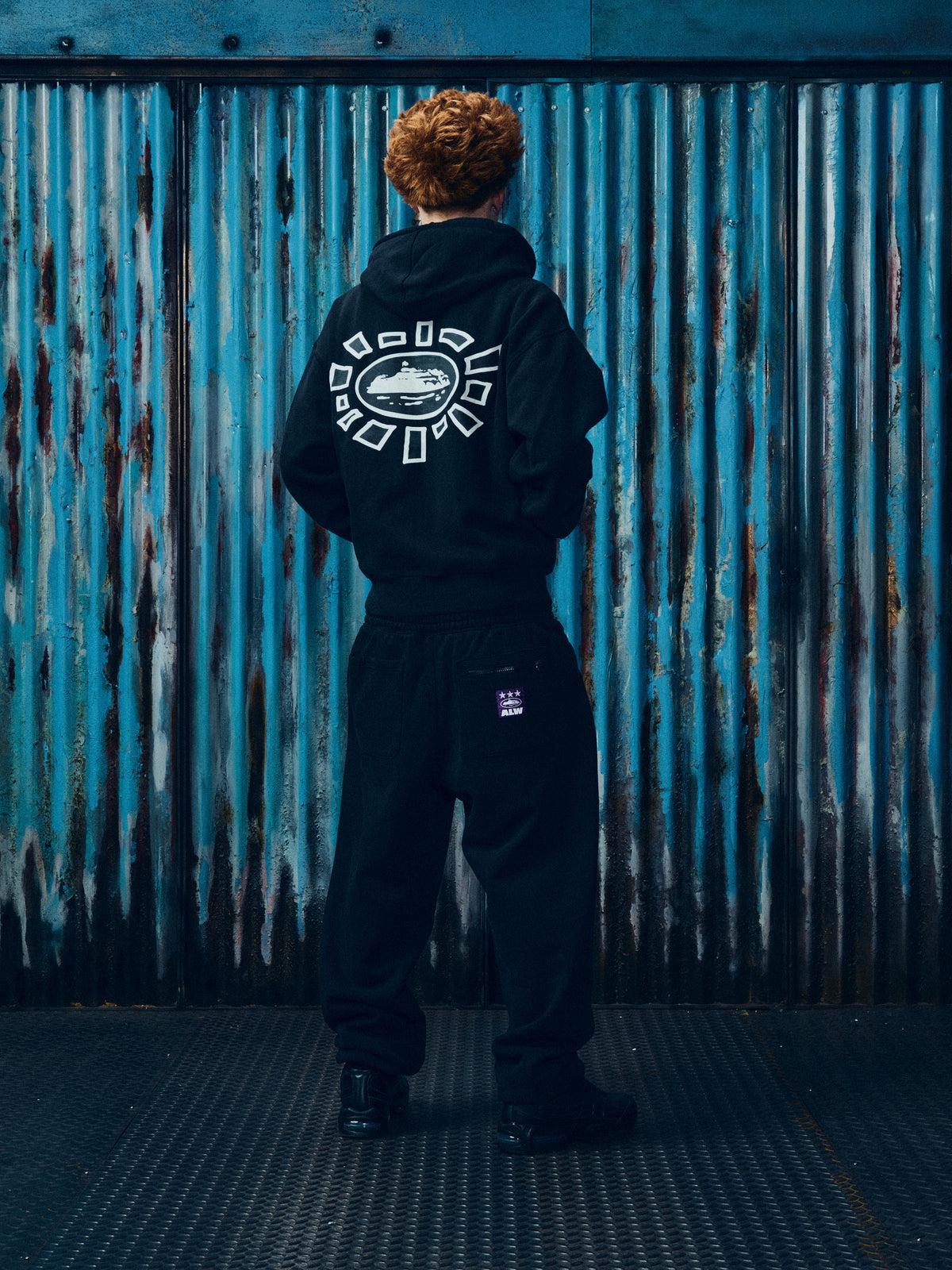 ALWEIZ ZIP HOODIE [BLACK]