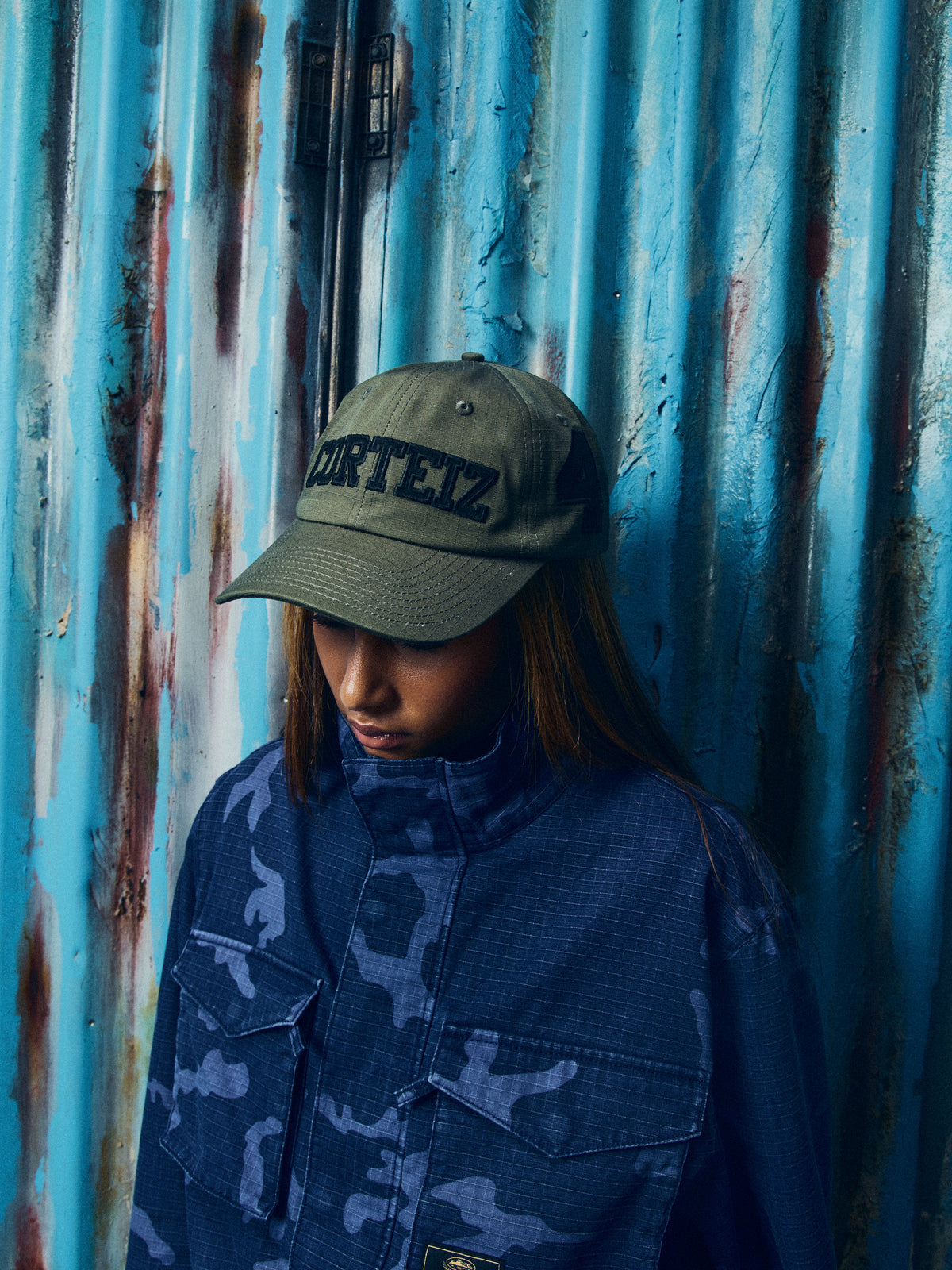 EMBLEM RIPSTOP CAP [OLIVE]