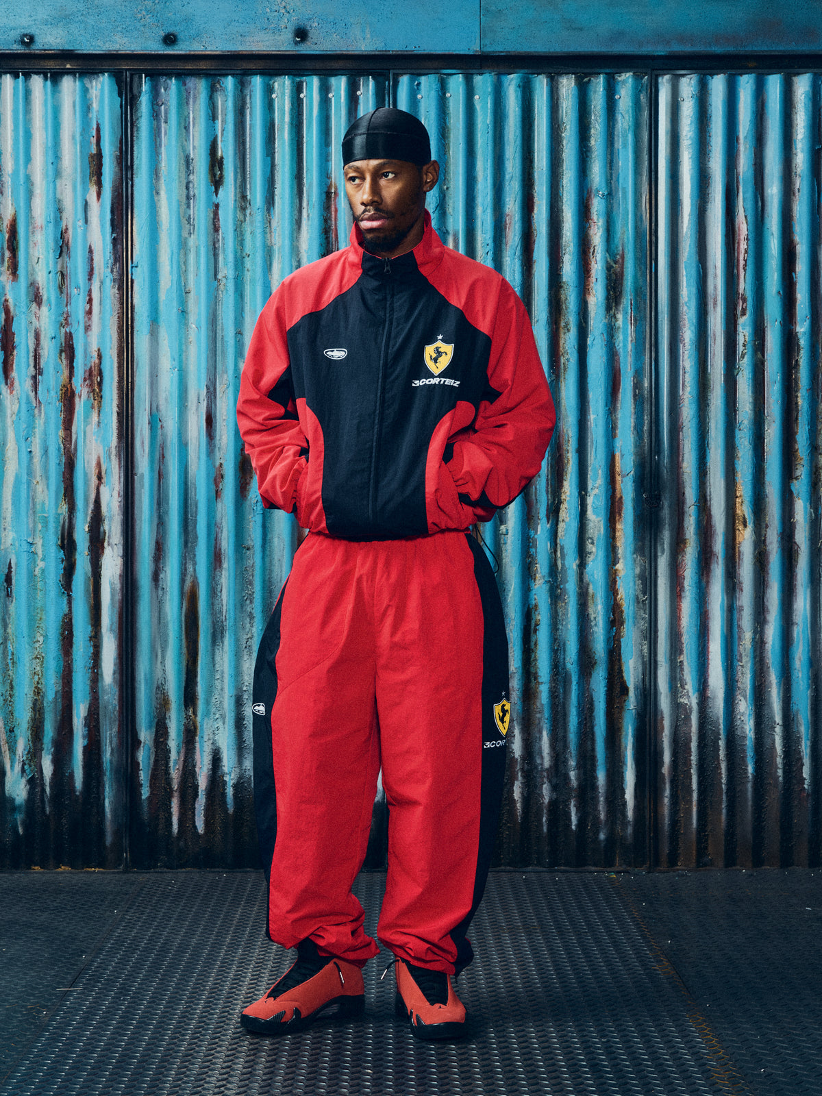 IL MONDO TRACK JACKET [RED/BLACK]