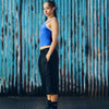 WOMENS CLASSIC TANK TOP [ROYAL BLUE/WHITE]